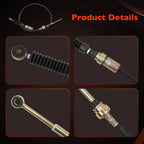 33821-42070 Manual Trans Shift Control Cable for Toyota RAV4 1996-2000 2PK