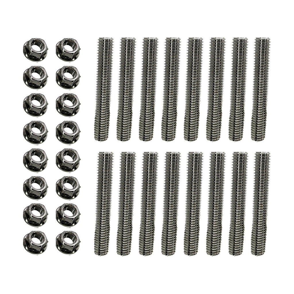 Stainless Exhaust Manifold Stud Kit For Ford 4.6L 5.4L V8 One Side 8 Pcs