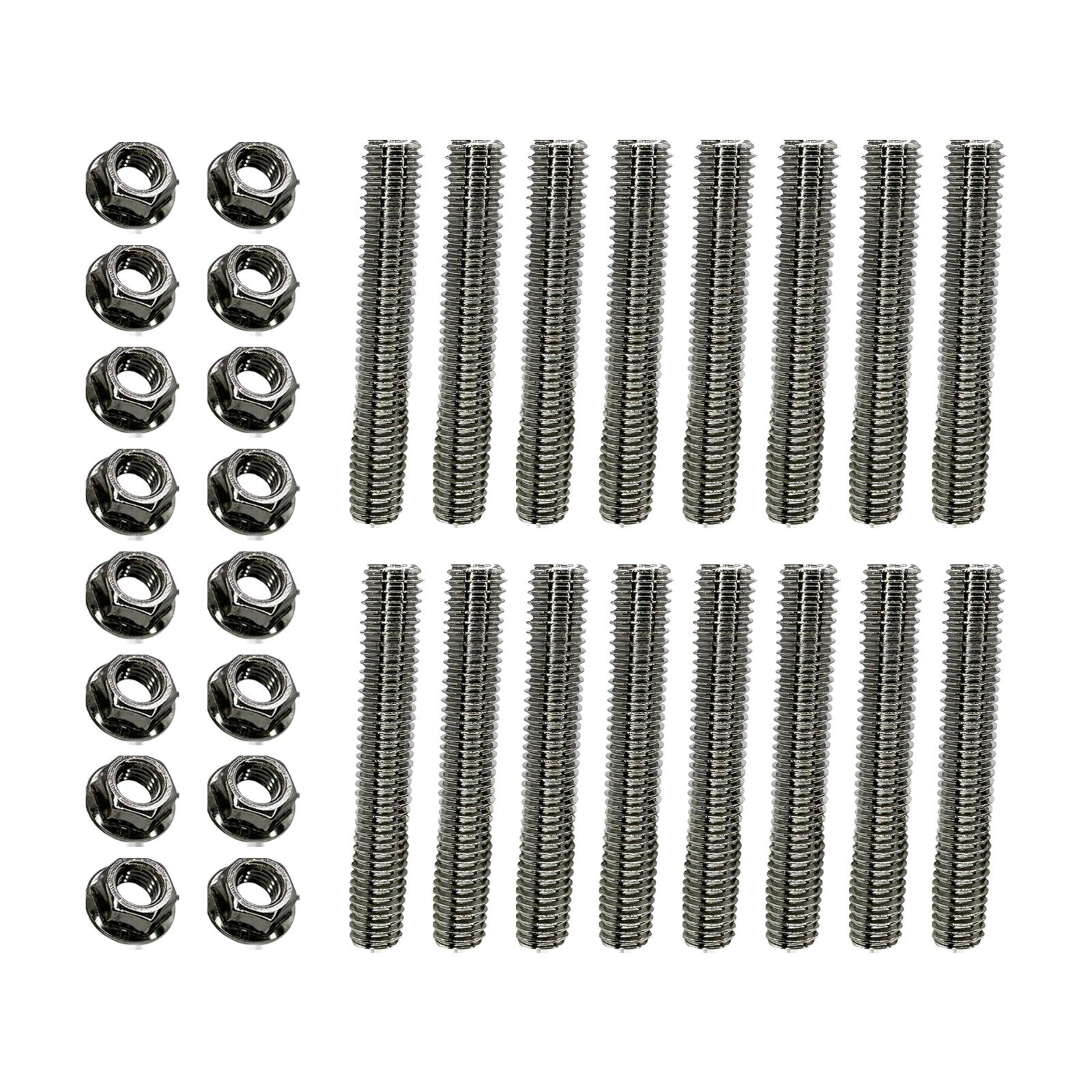 Stainless Exhaust Manifold Stud Kit For Ford 4.6L 5.4L V8 One Side 8 Pcs