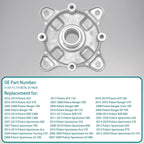 Rear Wheel Hub Bearing and Studs Kit for Polaris Ranger 500 450 400 800 700 570