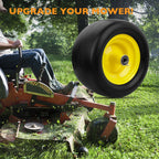 11x6.00-5 Front Flat Free Tire Wheel Set w/ Bearings for Zero Turn Mower 2x