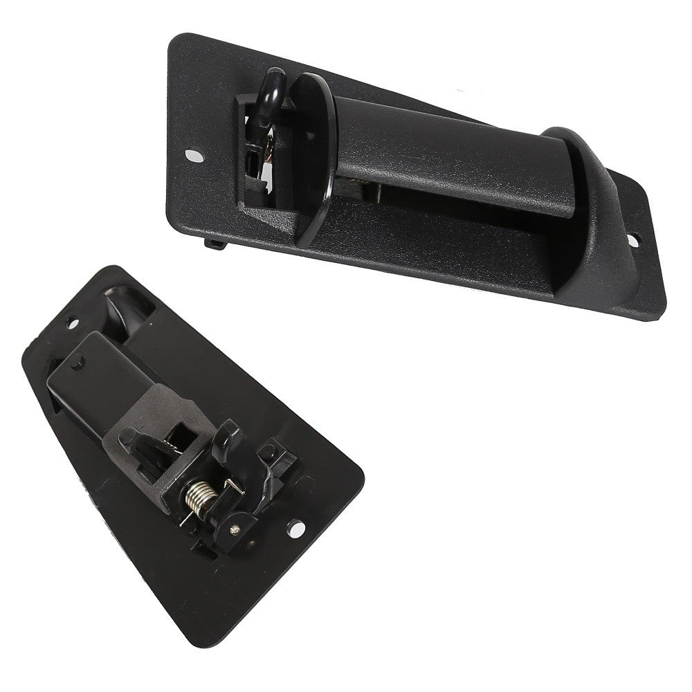 Door Handle Pair Rear Outside for 99-07 Chevy Silverado GMC Sierra Extended Cab