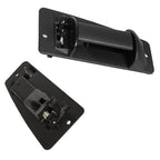 Door Handle Pair Rear Outside for 99-07 Chevy Silverado GMC Sierra Extended Cab