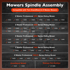 1270560 Deck Spindle Assy for Toro ZMaster Professional Commercial GrandStand