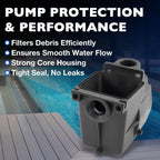 SPX1620AA 2x2 Pool Pump Strainer Housing For Hayward SP1600X And SP2600X Series