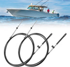 Outboard Throttle Shift Control Cables 18 Ft Gen 1 for Mercury MerCruiser 2 Pcs