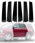 B C Pillar Door Window Trim Molding Kit for 15-18 Chevy Tahoe GMC Yukon Cadillac