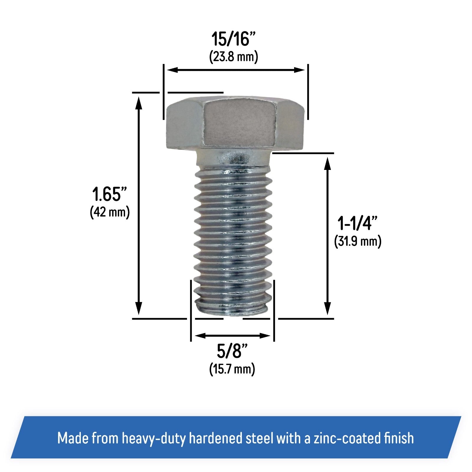 Blade Bolt for Hustler Super Mini Fastrak Super Z Raptor 781872 3 Piece