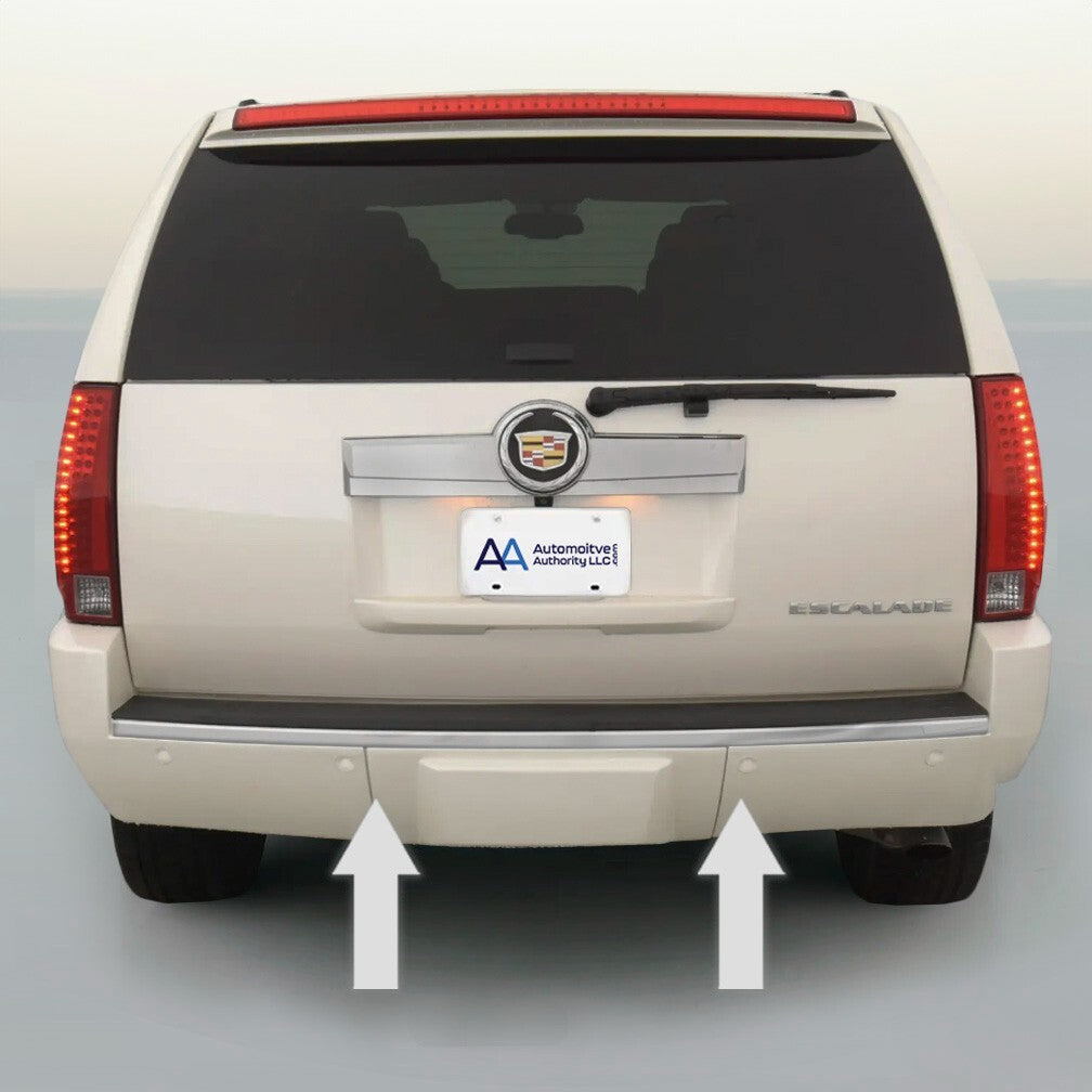 Chrome Rear Bumper Trim Molding Package Tailgate for Cadillac Escalade 07 14