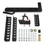 Mower Trimmer Rack Lockable For WalkBehind StandOn And ZTR Lawn Mower Black