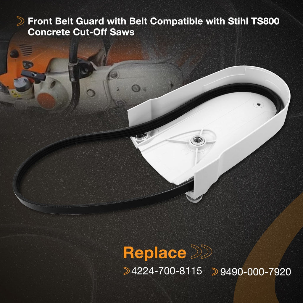 42247008115 Front Belt Guard with Belt Fit for Stihl TS700 Concrete Cut Off Saws
