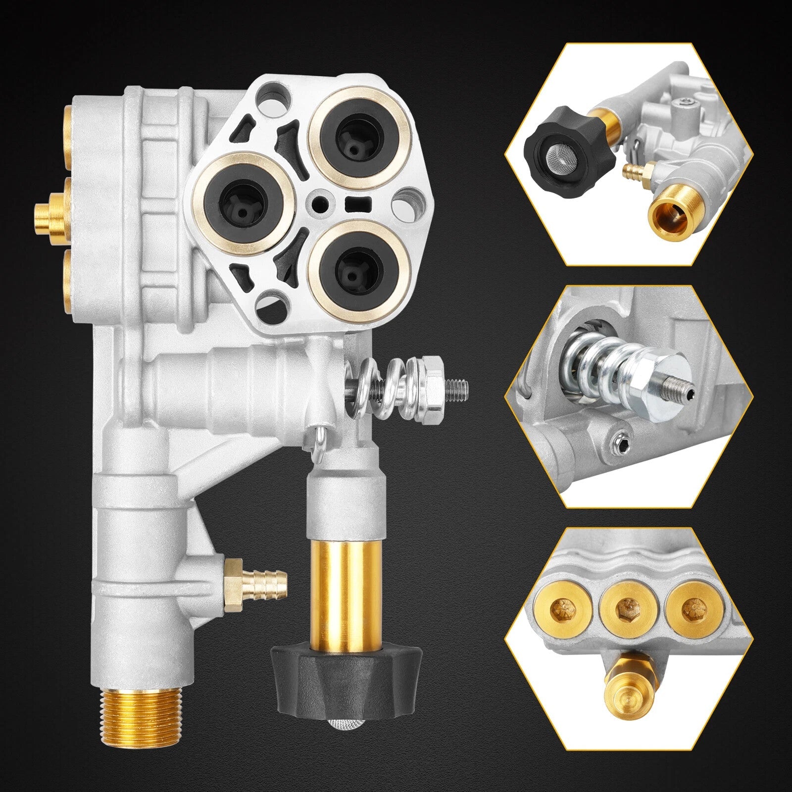 7108366 Cleaning Manifold Kit for 520006 Axial Cam Pressure Washer Pump
