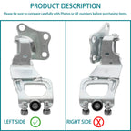 Left Driver Side Sliding Door Hinge And Roller For 2004 To 2010 Toyota Sienna
