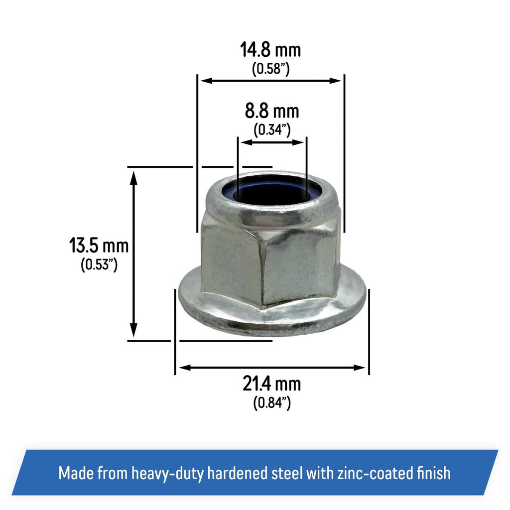 Lock Nut 10mm For John Deere Sabre SABO Great Dane Scotts ATV UTV 14M7400 5 Pack