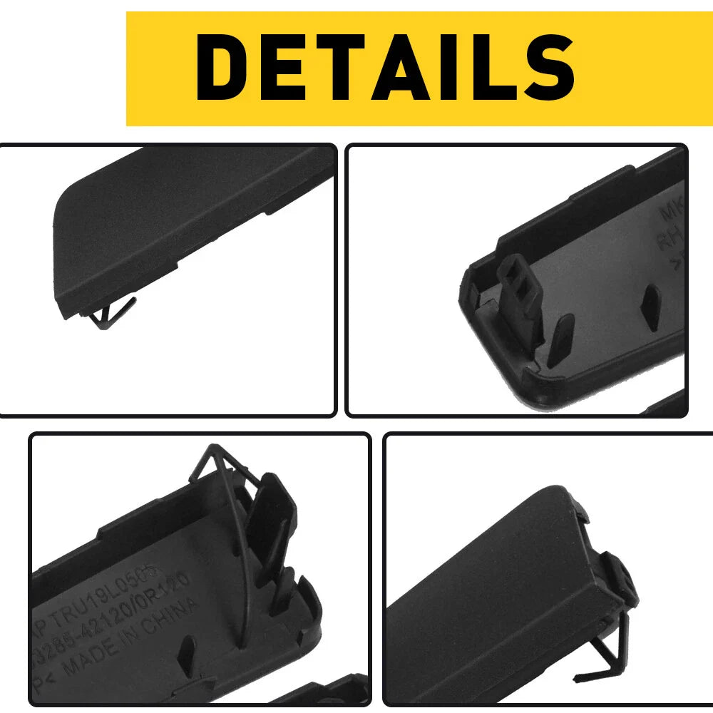 Front Bumper Tow Hook Eye Cover Cap 2X for Toyota RAV4 2019 2020 2021 2022 2023