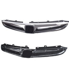 Front Bumper Chrome Grille Grill Assembly for 2006-2007 for Honda Accord