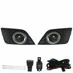 Fog Light Lamp Bumper Lower Grille for Nissan Sentra 2016-2019 w/Sensor Hole