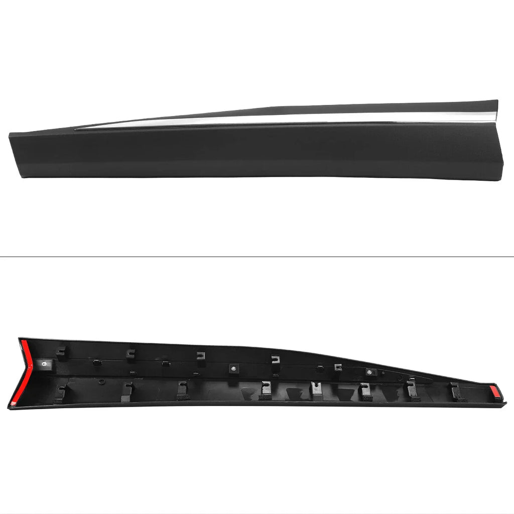 Front Lower Door Trim Molding for 2021-2024 for Nissan Rogue Chrome Left Driver