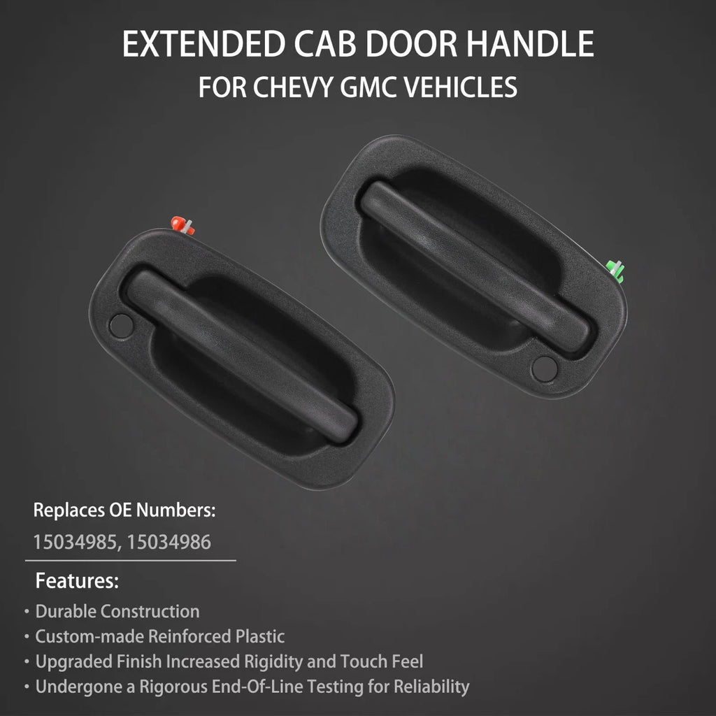 Exterior Door Handles Front Left Right for 1999-2007 for Chevy for GMC Sierra