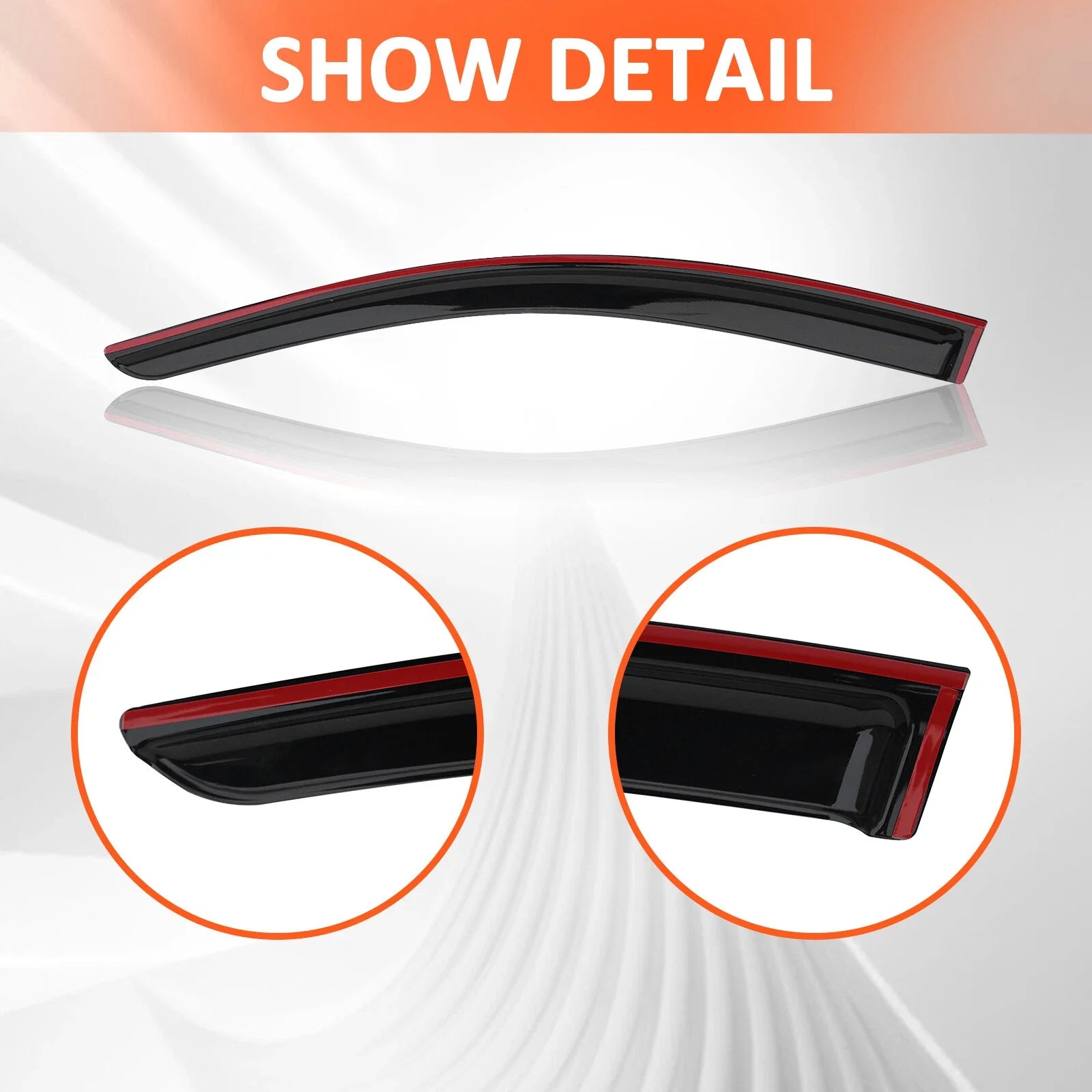 Window Visor Vent Rain Guards Deflector for 2018-2022 for Honda Accord Sedan