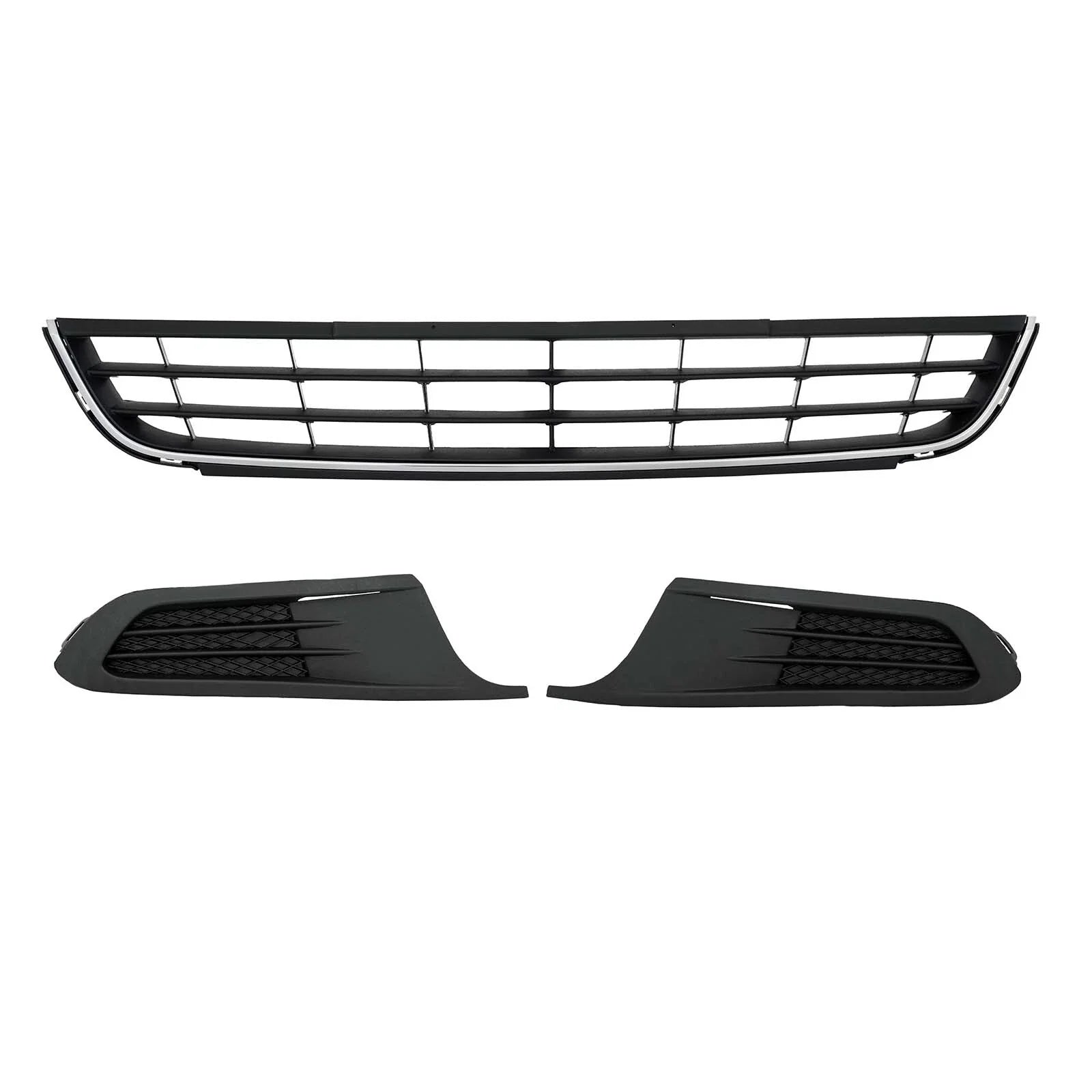 Front Lower Grille Fog Light Cover Kit for 2011-2014 for Volkswagen Jetta