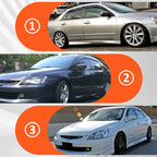 Window Visor Vent Rain Guards Deflector for 2018-2022 for Honda Accord Sedan