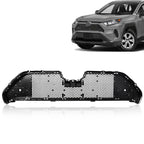 Fit 2019-21 Toyota Rav4 Front Bumper Honeycomb Chrome Trim Grille