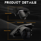 Chrome Fog Lights Pair w/wiring for 2009-2010 for Toyota Corolla LE CE XLE XRS