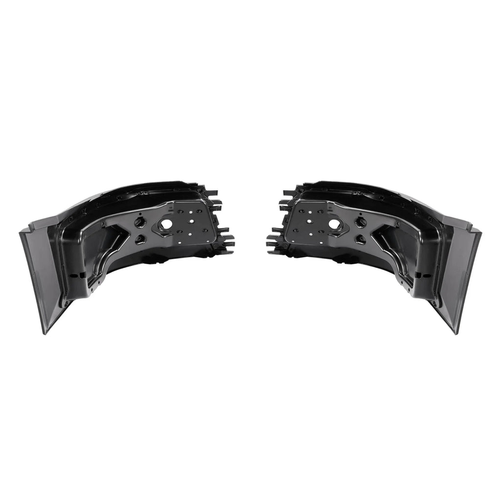 ZZ2V00374 LH+RH Front Bumper End Cap Corner W/Fog Hole for Volvo VNL 04-18