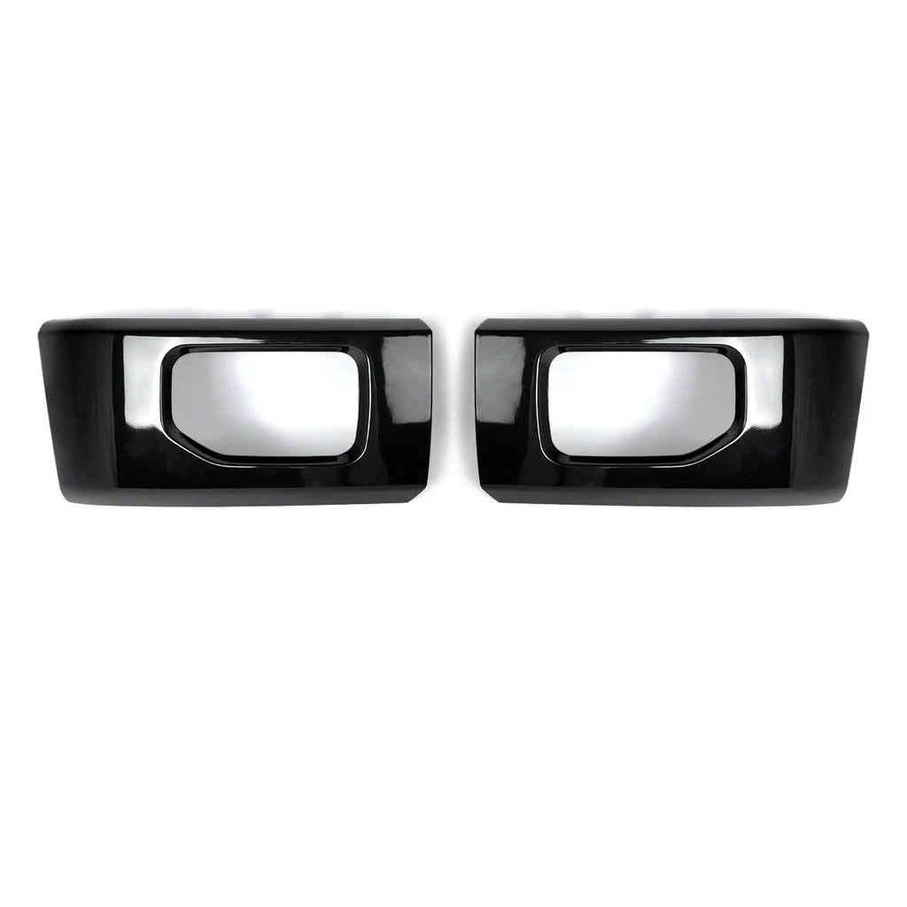 For Ford F-150 2015-2017 Front Upper Grille+Bumper Face Bar End Side Gloss Black