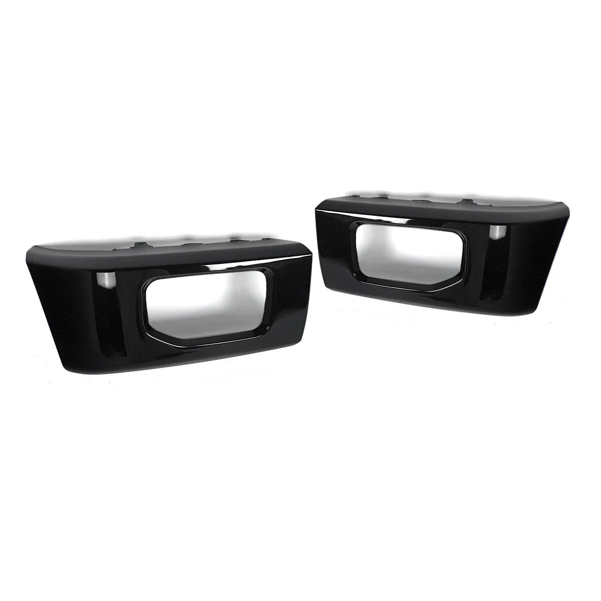 For Ford F-150 2015-2017 Front Upper Grille+Bumper Face Bar End Side Gloss Black