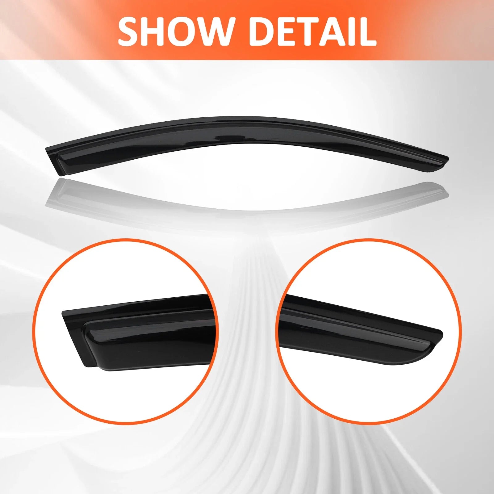 Window Visor Vent Rain Guards Deflector for 2018-2022 for Honda Accord Sedan