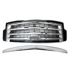 Hood Molding Trim Front Grille w/Sensor Hole for Cadillac Escalade 2015-2020