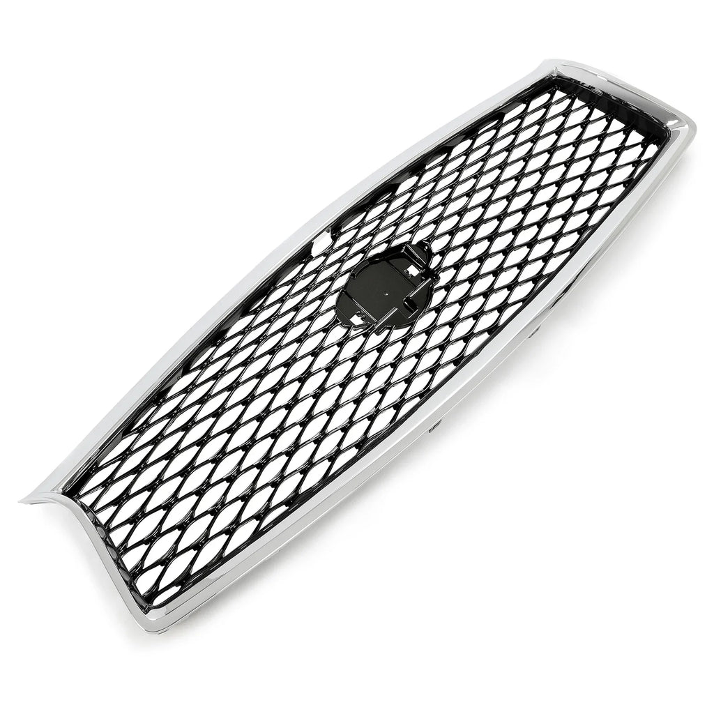 Front Bumper Grille Grill Assembly for Infiniti Q50 2014 2015 2016 2017 Chrome