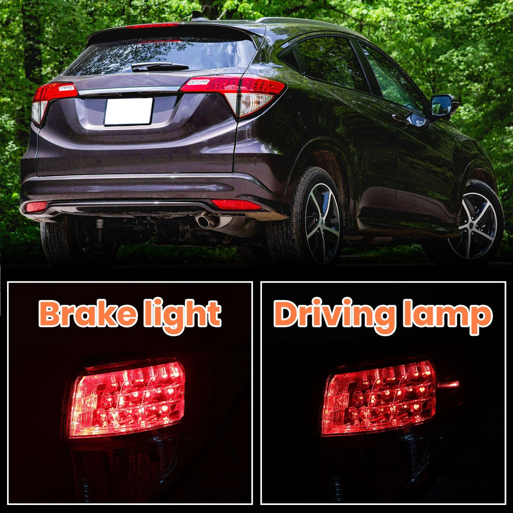 Pair Tail lights for Honda HR-V HRV 2016-2022 Rear Brake Lamp Assembly No Bulbs