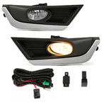 Front Fog Lights Lamps w/Bulbs Switch Wiring for 2017-2019 Honda CR-V CRV