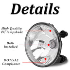Fog Lights Fit For 2007-2014 Chevy Tahoe Avalanche Suburban GMC Yukon w/Bulbs