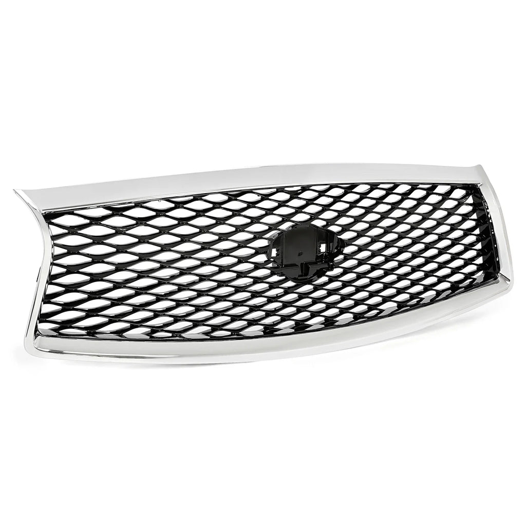 Front Bumper Grille Grill Assembly for Infiniti Q50 2014 2015 2016 2017 Chrome