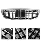 Fit 2014-2020 Mercedes Benz S-Class W222 S450 Chrome Front Grille MayBach W/ACC