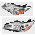 Projector Headlight Assembly Chrome LH RH for 2015-2017 for Toyota Camry