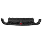 Rear Bumper Diffuser & Rear Spoiler Glossy Black for 2018-2023 for Infiniti Q50
