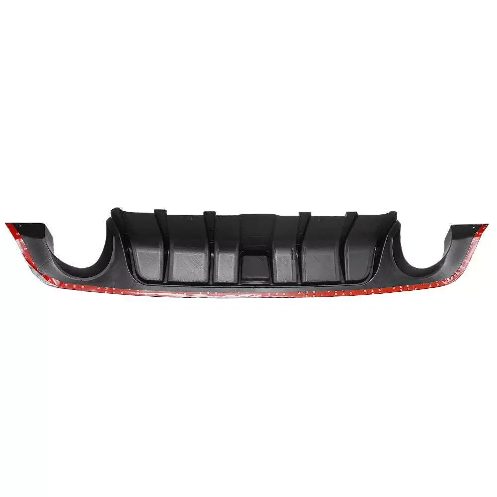 Rear Bumper Diffuser & Rear Spoiler Glossy Black for 2018-2023 for Infiniti Q50
