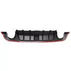 Rear Bumper Diffuser & Rear Spoiler Glossy Black for 2018-2023 for Infiniti Q50