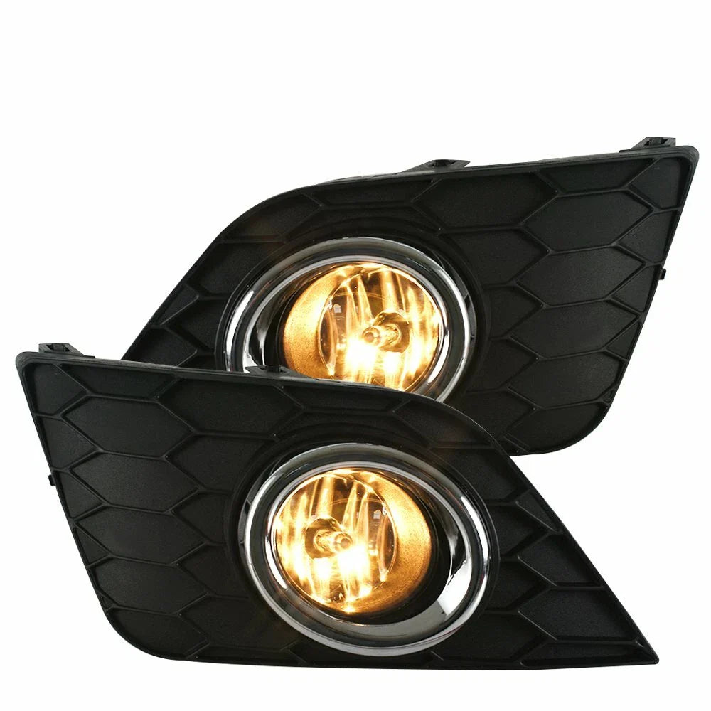 Fog Light Lamp Bumper Lower Grille for Nissan Sentra 2016-2019 w/Sensor Hole