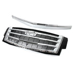 Hood Molding Trim Front Grille w/Sensor Hole for Cadillac Escalade 2015-2020