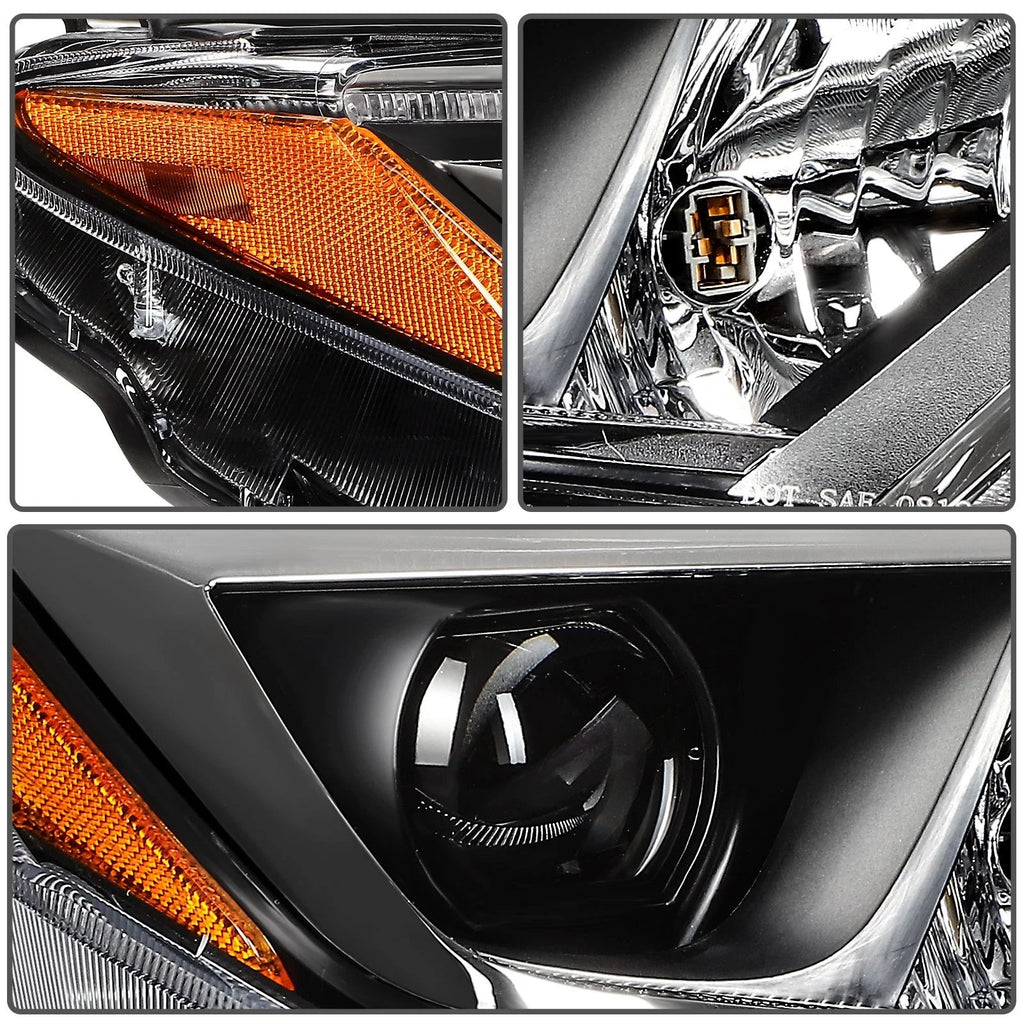 PAIR/SET LED DRL Projector Headlights Assembly For Toyota RAV4 2.5L 2016 17 2018