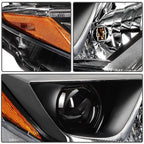 PAIR/SET LED DRL Projector Headlights Assembly For Toyota RAV4 2.5L 2016 17 2018