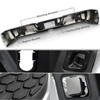 Chrome Rear Step Bumper for 2009-2018 for Dodge Ram 1500 w/ Dual Exhaust