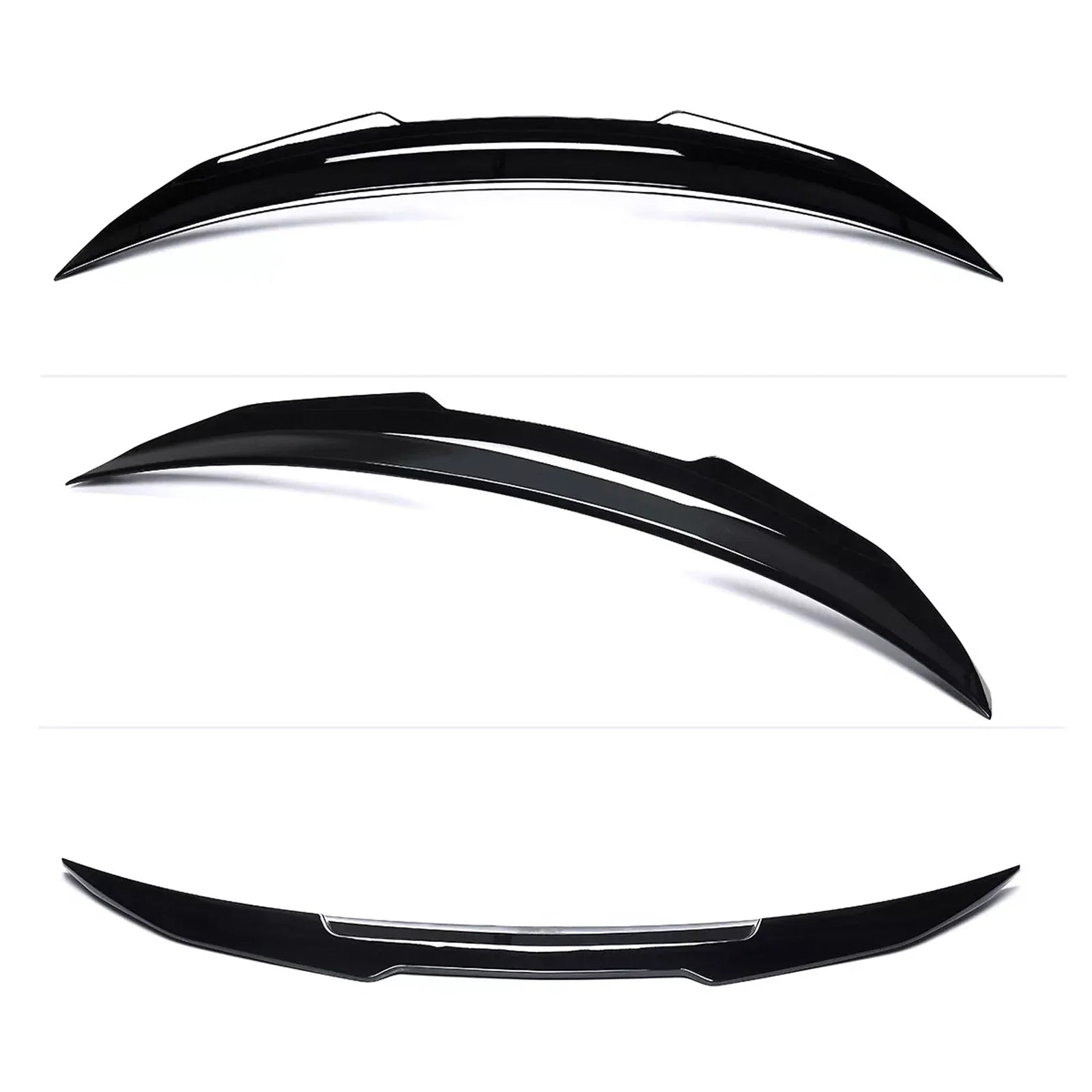 PSM Style Rear Trunk Spoiler Wing Gloss Black for 2014-2024 for Infiniti Q50