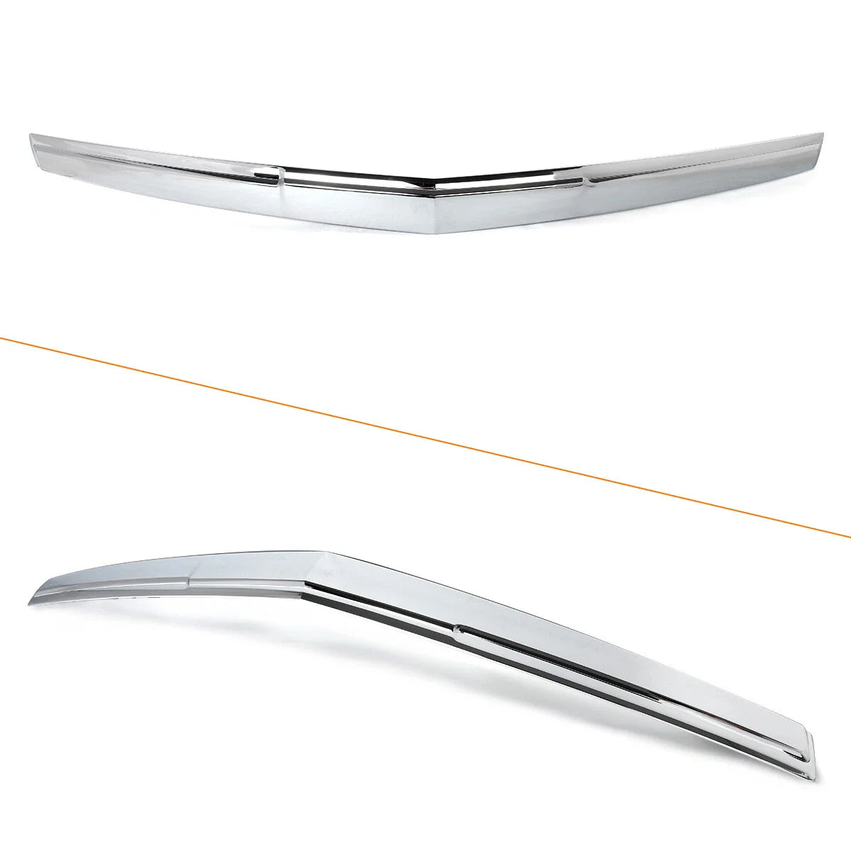 Hood Molding Trim Front Grille w/Sensor Hole for Cadillac Escalade 2015-2020